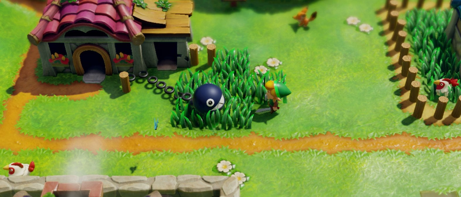 Zelda Link's Awakening Chain Chomp How to Rescue BowWow VG247